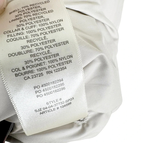 ARITZIA Wilfred Pavant Quilted Jacket Water Repellant Barn Coat Cream Size M - Picture 13 of 16